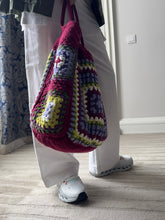 Load image into Gallery viewer, Purple Crochet Soft Bag