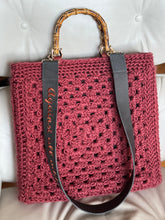 Load image into Gallery viewer, Against All Odds Crochet Shopper Bag