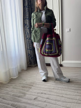 Load image into Gallery viewer, Purple Crochet Soft Bag