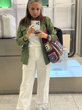 Load image into Gallery viewer, Purple Crochet Soft Bag
