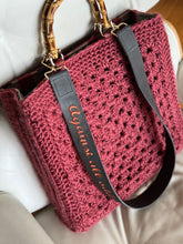 Load image into Gallery viewer, Against All Odds Crochet Shopper Bag
