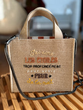Load image into Gallery viewer, J’ai aimé les étoiles Micro Tote
