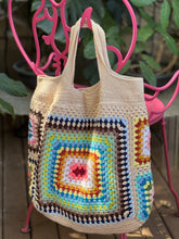 Load image into Gallery viewer, Beige Crochet soft Bag
