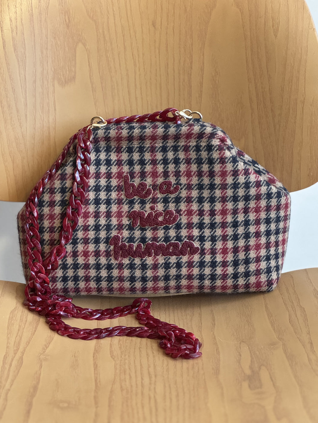 Be a Nice Human Small Clutch Bag