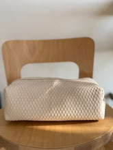 Load image into Gallery viewer, Honey Comb off white Pouch
