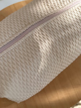 Load image into Gallery viewer, Honey Comb off white Pouch
