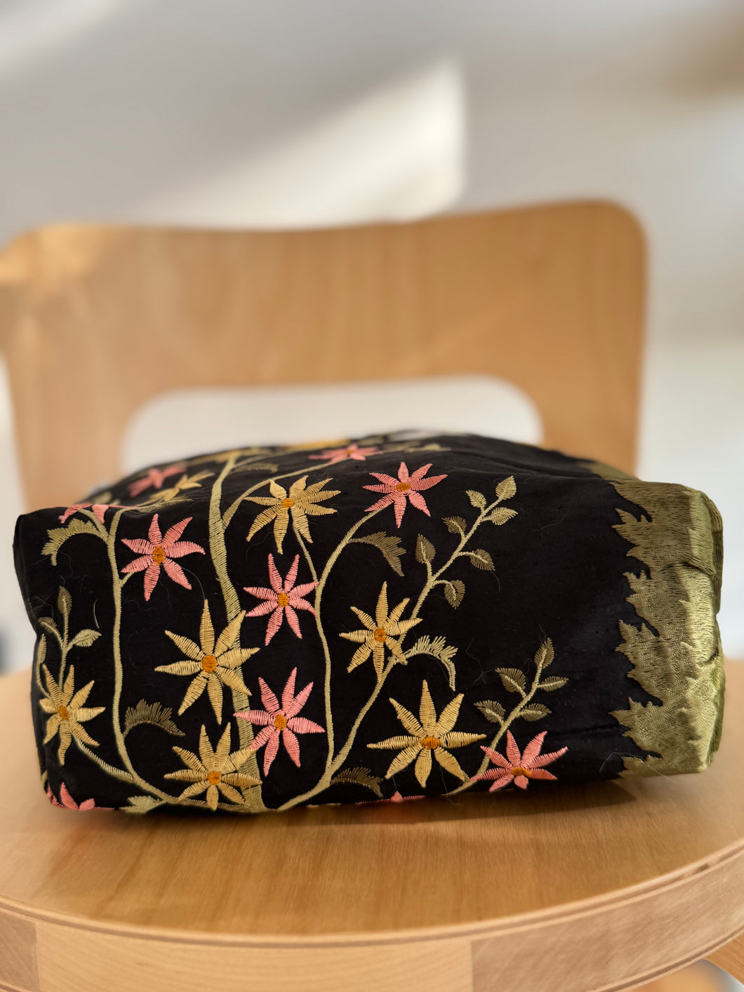 Black Silk Pouch