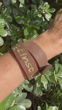 Load and play video in Gallery viewer, Leather Wrap Bracelet
