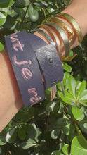 Load and play video in Gallery viewer, Leather Wrap Bracelet
